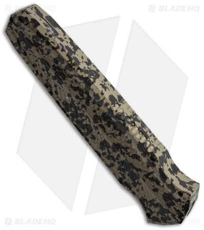 J.A. Harkins HHK Triton IIA Tan Speckle OTF Automatic Knife (4" Camo)