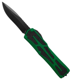 Heretic Knives Colossus OTF Toxic Green Aluminum (3.5" Black)