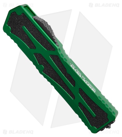 Heretic Knives Colossus OTF Toxic Green Aluminum (3.5" Black)