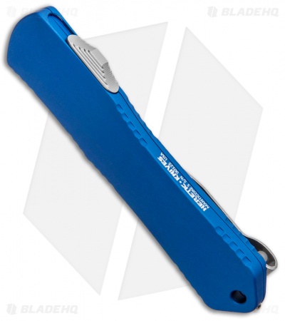 Heretic Knives Manticore-S Double Edge OTF Blue (2.63" Battleworn)