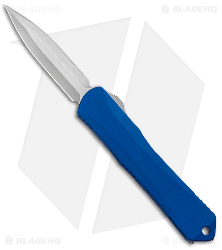 Heretic Knives Manticore-S Double Edge OTF Blue (Stonewash)