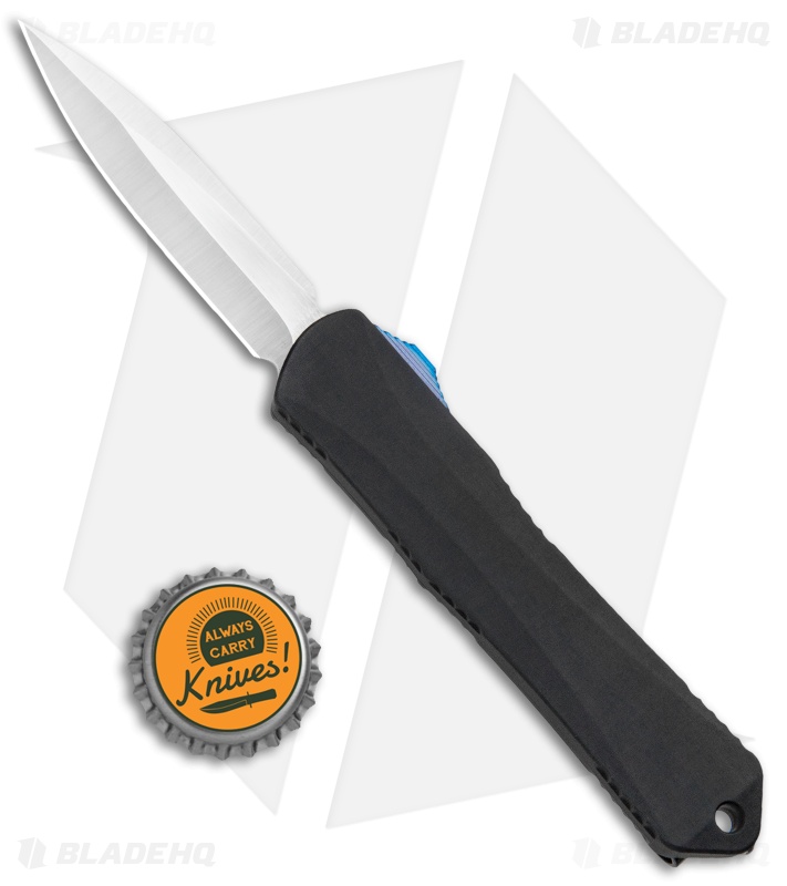 Heretic Knives Manticore-S Single Edge OTF Black (2.63" Hand-Ground)
