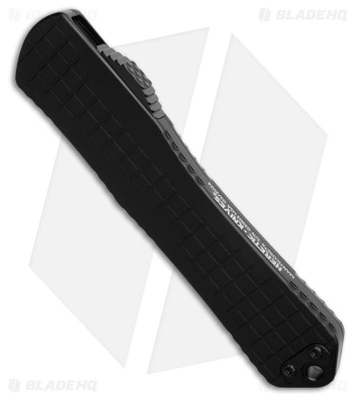 Heretic Knives Manticore X MagnaCut D/E Black Aluminum (3.6 Two-Tone Full Serr)