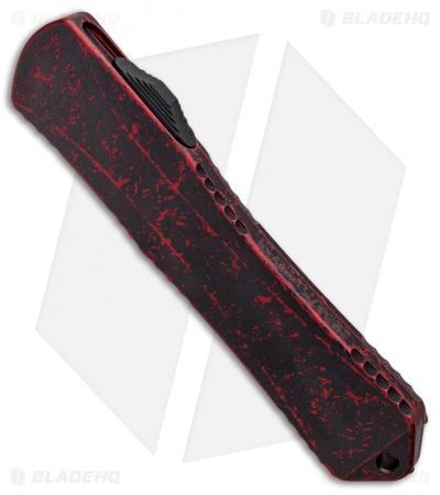 Heretic Knives Manticore-X Double Edge OTF Breakthrough Red (3.75" Black)