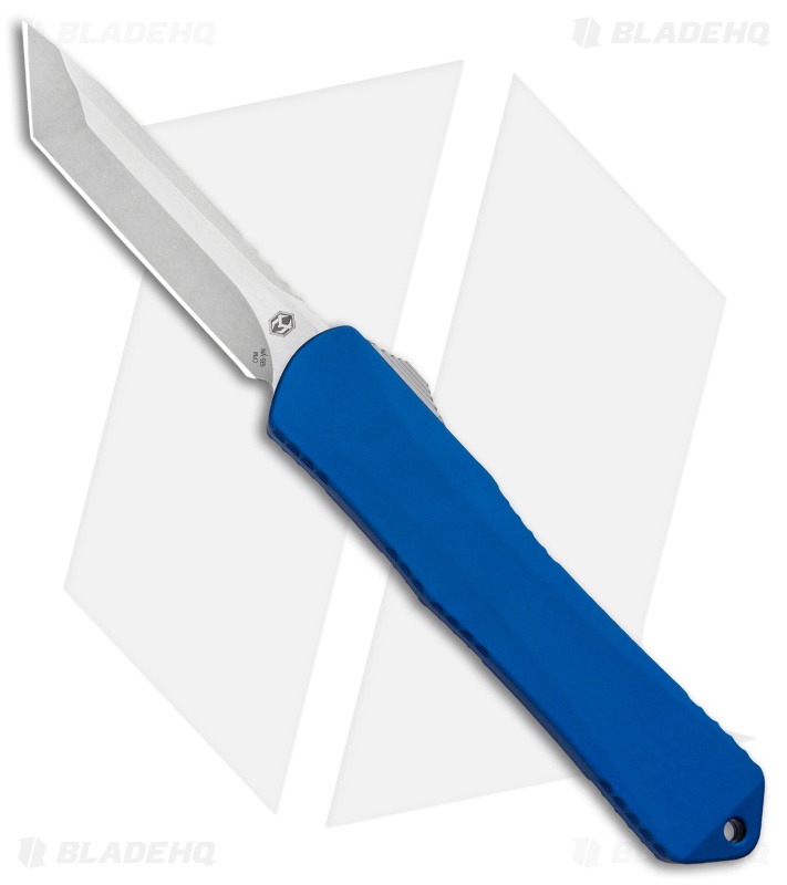 Heretic Knives Manticore-X Tanto OTF Blue (3.75" Stonewash)