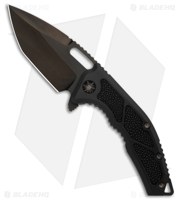 Heretic Knives Medusa V3 Black Al Tanto Stonewash DLC