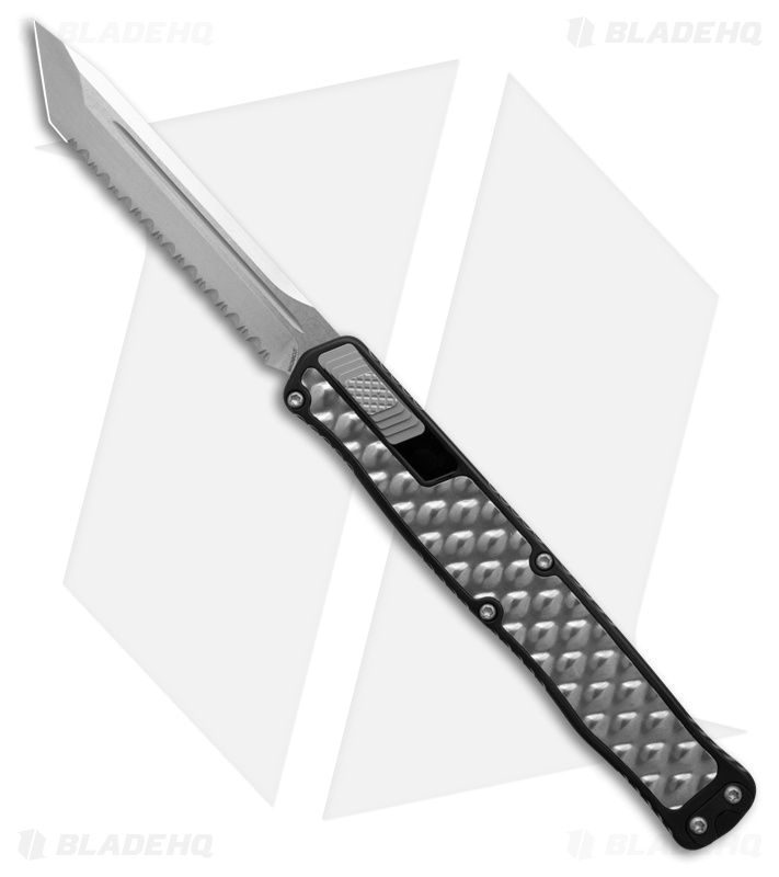 Heretic Cleric II MagnaCut Auto Knife Stainless Inlay (4" SW Serr Tanto)