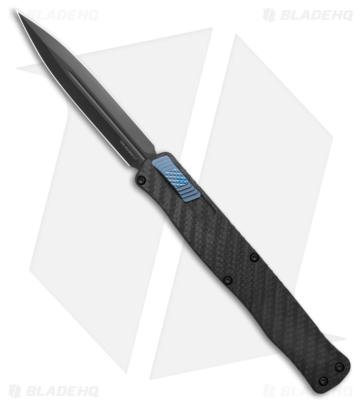 Heretic Cleric II DE OTF Automatic Knife W/CF Inlay (4.2" DLC)