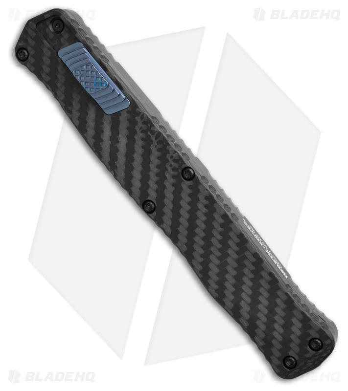 Heretic Cleric II DE OTF Automatic Knife CF Inlay (4.2" Stonewash)