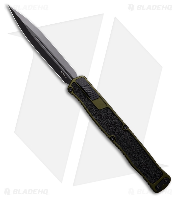 Heretic Cleric II OTF OD Green Al/Black Rubber Dagger DLC