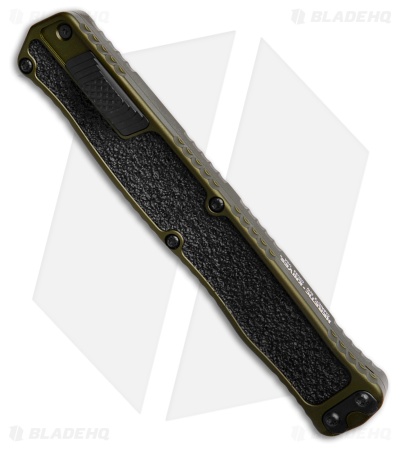Heretic Cleric II OTF Auto Knife OD Green Aluminum/Rubber (4.25" DLC Full Serr)