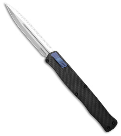 Heretic Cleric II Dagger OTF Automatic Knife Carbon Fiber (4.1" SW Serr) 