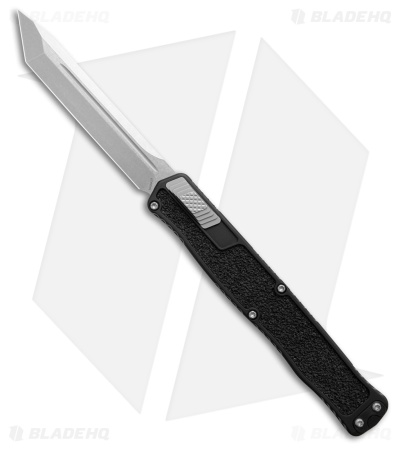 Heretic Cleric II MagnaCut OTF Automatic Knife Black Aluminum/Rubber (4.25" SW)