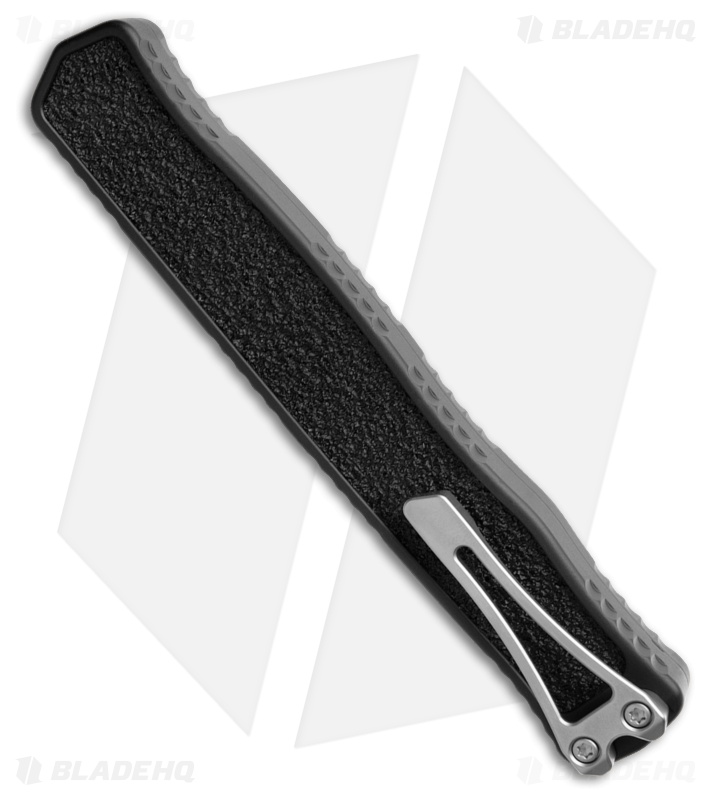 Heretic Cleric II MagnaCut OTF Automatic Knife Black Aluminum/Rubber (4.25" SW)