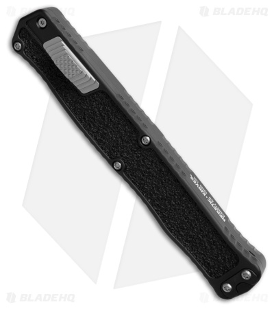 Heretic Cleric II MagnaCut OTF Automatic Knife Black Aluminum/Rubber (4.25" SW)
