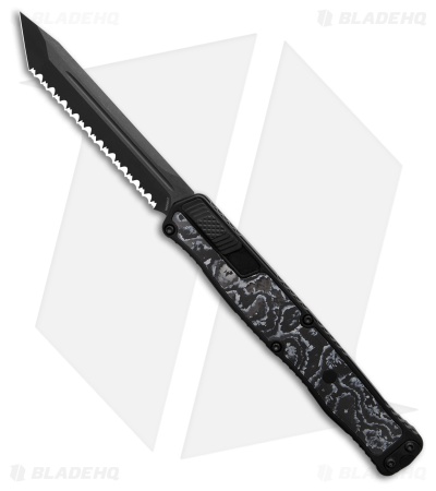 Heretic Cleric II MagnaCut OTF Automatic Knife White Camo Carbon (DLC Full Serr)