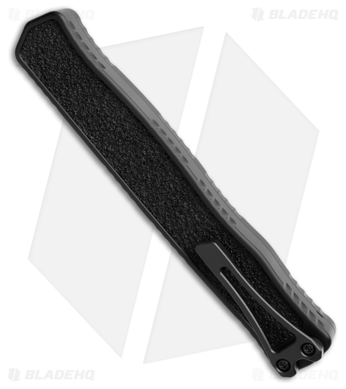 Heretic Cleric II OTF Auto Knife Black Aluminum/Rubber (4.25" DLC D/E)