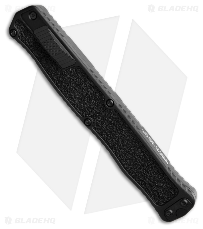 Heretic Cleric II OTF Auto Knife Black Aluminum/Rubber (4.25" DLC D/E)