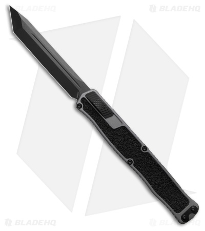Heretic Cleric II OTF Auto Knife Gray Aluminum/Rubber (4.25" DLC)