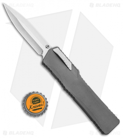 Heretic Knives Cleric Bayonet OTF Automatic Knife Gray (3.5" Stonewash)