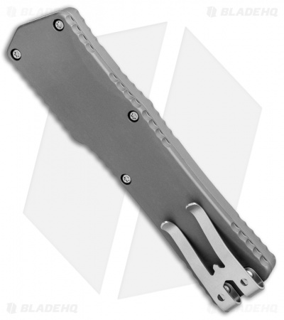 Heretic Knives Cleric Bayonet OTF Automatic Knife Gray (3.5" Stonewash)