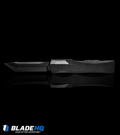 Heretic Knives Cleric Tanto OTF Automatic Knife Black DLC (3.5" Black)