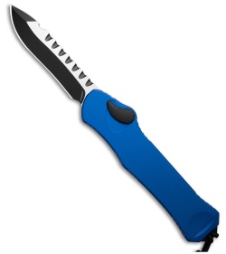 Heretic Knives Hydra S/A OTF Automatic Knife Blue (3.6" Two-Tone)