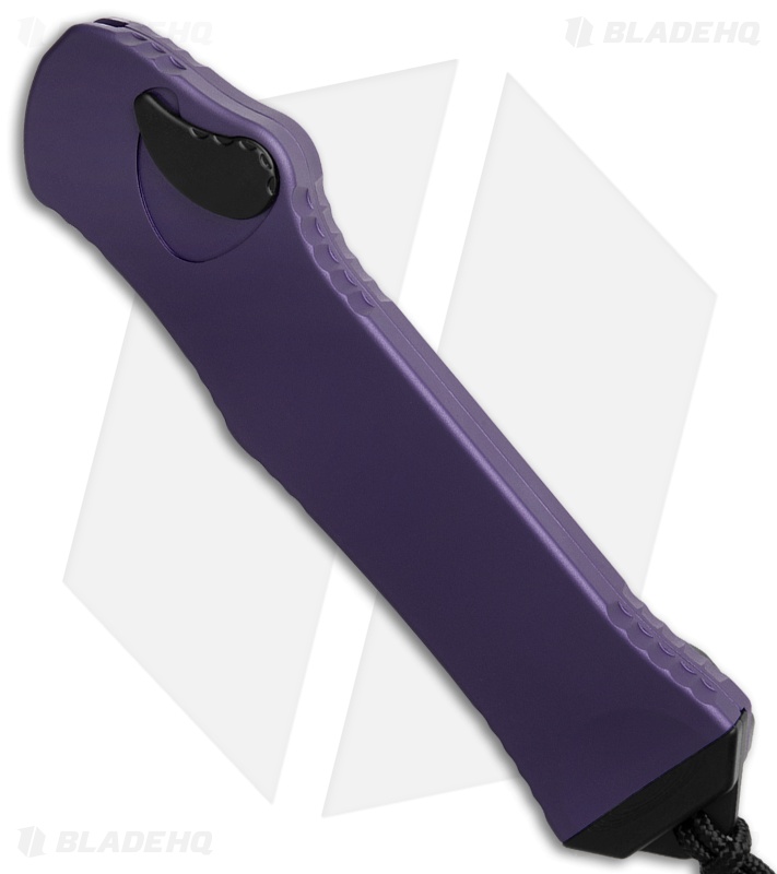 Heretic Knives Hydra Tanto S/A OTF Automatic Knife Purple (3.6" Two-Tone)