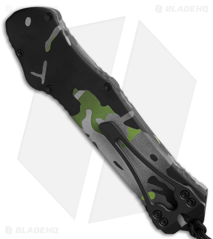 Heretic Knives Hydra Recurve S/A OTF Auto Knife Camo (3.6" Two-Tone)