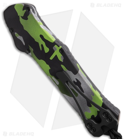 Heretic Knives Hydra MagnaCut S/A OTF Auto Knife Camo (3.6" 2-Tone Full Serr)