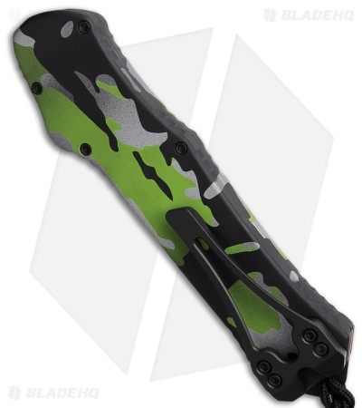 Heretic Knives Hydra Tanto MagnaCut S/A OTF Auto Knife Camo (3.6" Two-Tone)