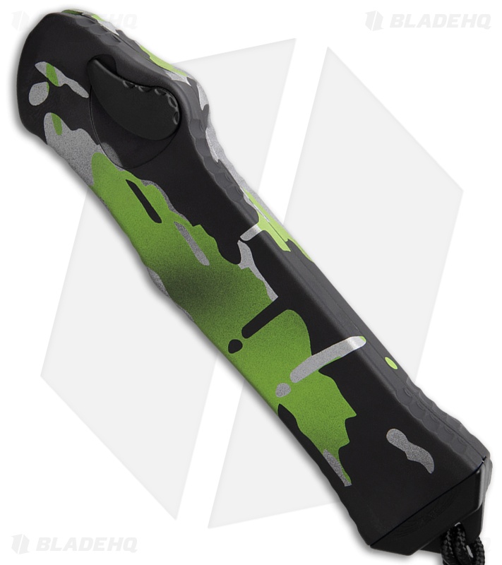 Heretic Knives Hydra Tanto MagnaCut S/A OTF Auto Knife Camo (3.6" Two-Tone)