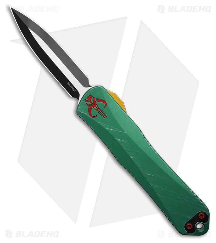 Heretic Knives Auto Manticore E MagnaCut Bounty Hunter Green (3.2" Two-Tone)