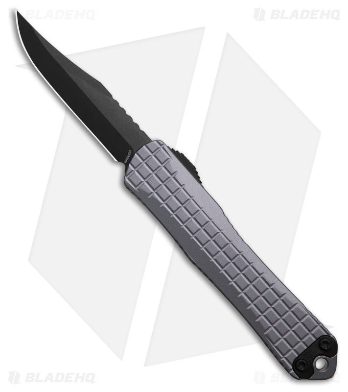 Heretic Knives Blade Show West '24 Manticore-S Bowie OTF Gray Frag Al (2.6" DLC)