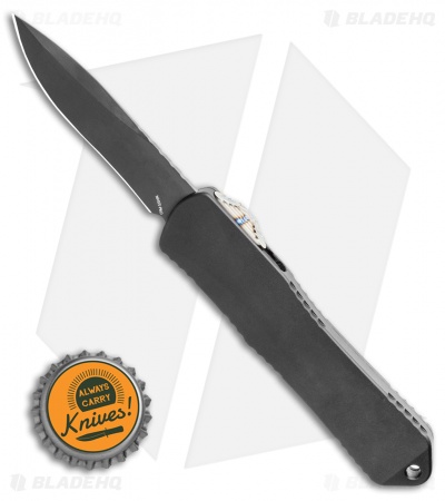 Heretic Knives Manticore-E D/A OTF Knife DLC Recurve CF Back Cover  (3.125" DLC)