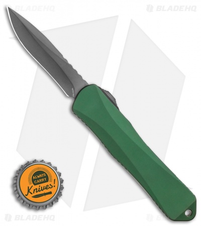 Heretic Knives Manticore-E D/A Recurve OTF Green (3.125" DLC) 