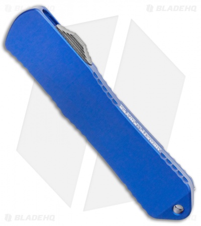 Heretic Knives Manticore-E D/A OTF Knife Blue D/E (3.125" Stoneweash)