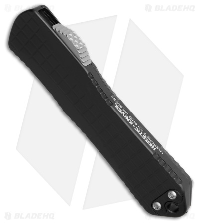 Heretic Knives Manticore E MagnaCut D/E OTF Knife Black Frag Al (3.25" SW)