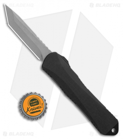Heretic Knives Manticore-E D/A OTF Knife Black Tanto (3.125" Battleworn)