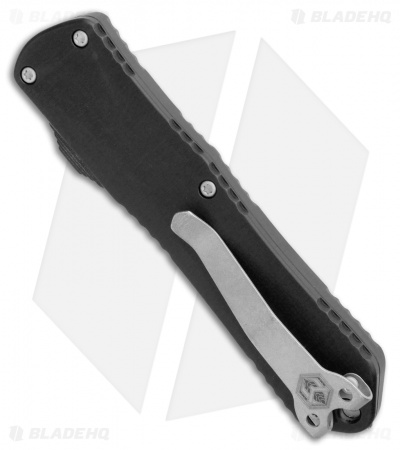 Heretic Knives Manticore-E D/A OTF Knife Black Tanto (3.125" Battleworn)
