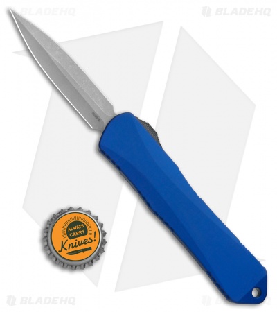Heretic Knives Manticore-E D/A OTF Knife Blue D/E (3.125" Battleworn)