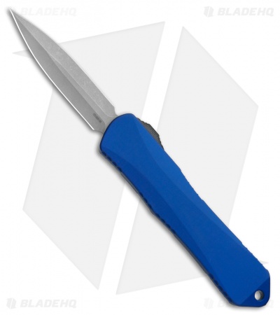 Heretic Knives Manticore-E D/A OTF Knife Blue D/E (3.125" Battleworn)