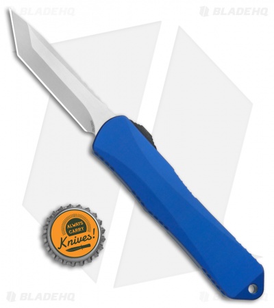 Heretic Knives Manticore-E D/A OTF Knife Blue Tanto (3.125" Stonewash)