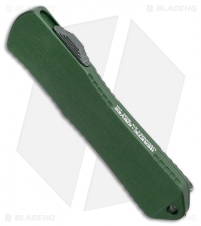 Heretic Knives Manticore-E D/A OTF Knife Green D/E (3.125" Battleworn)