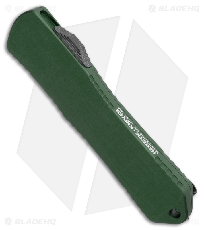 Heretic Knives Manticore-E OTF Knife Green D/E (3.125" DLC)