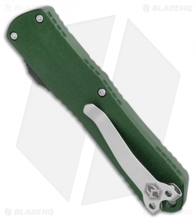 Heretic Knives Manticore-E D/A OTF Knife Green Dagger (3.125" Stonewash)