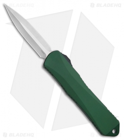 Heretic Knives Manticore-E D/A OTF Knife Green Dagger (3.125" Stonewash)