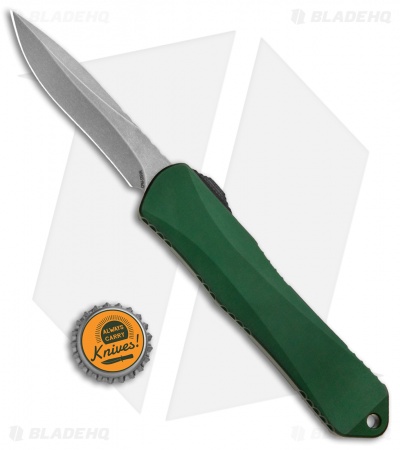 Heretic Knives Manticore-E Recurve OTF Green Aluminum (3.125" SW) 