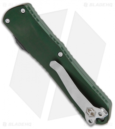 Heretic Knives Manticore-E Recurve OTF Green Aluminum (3.125" SW) 