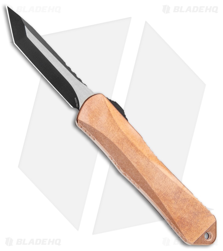 Heretic Knives Manticore-E Tanto OTF Copper/CF (DLC) H027-11A-CU/CF